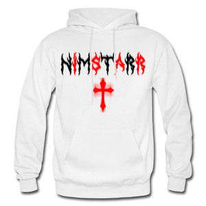 Nimstarr Heavy Blend Adult Hoodie - white