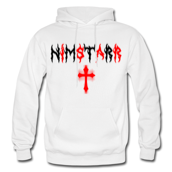 Nimstarr Heavy Blend Adult Hoodie - white
